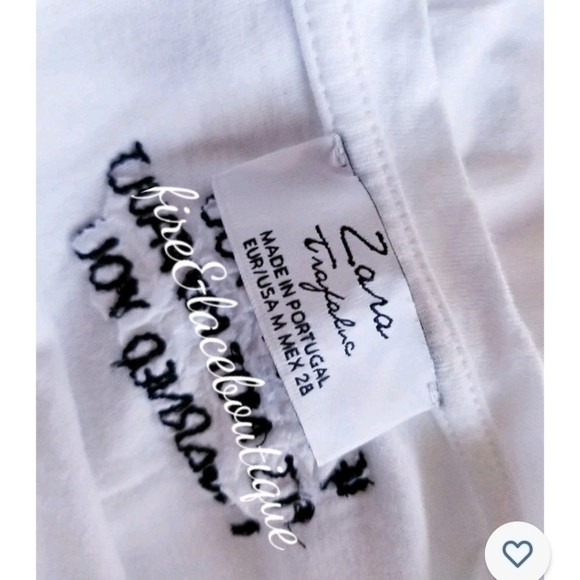 ZARA TRAUFFAULIC ONE TIME LOVER TEE SZ M - Picture 5 of 5